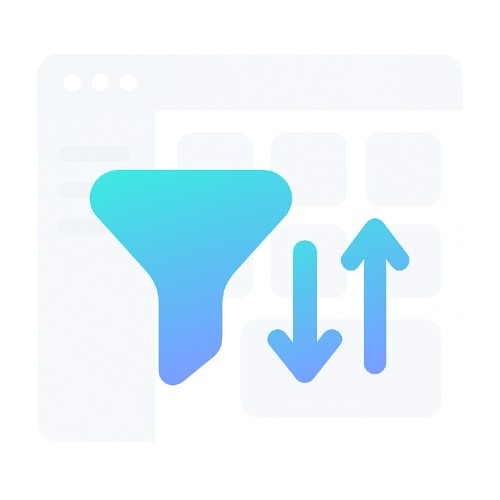 Übersichtliche Darstellung icon